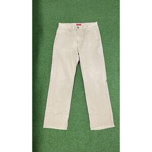 ALFANI MEN'S PANTS BROWN SIZE 30X30 SLIM FIT STRETCH STRAIGHT KHAKI CASUAL CHINO